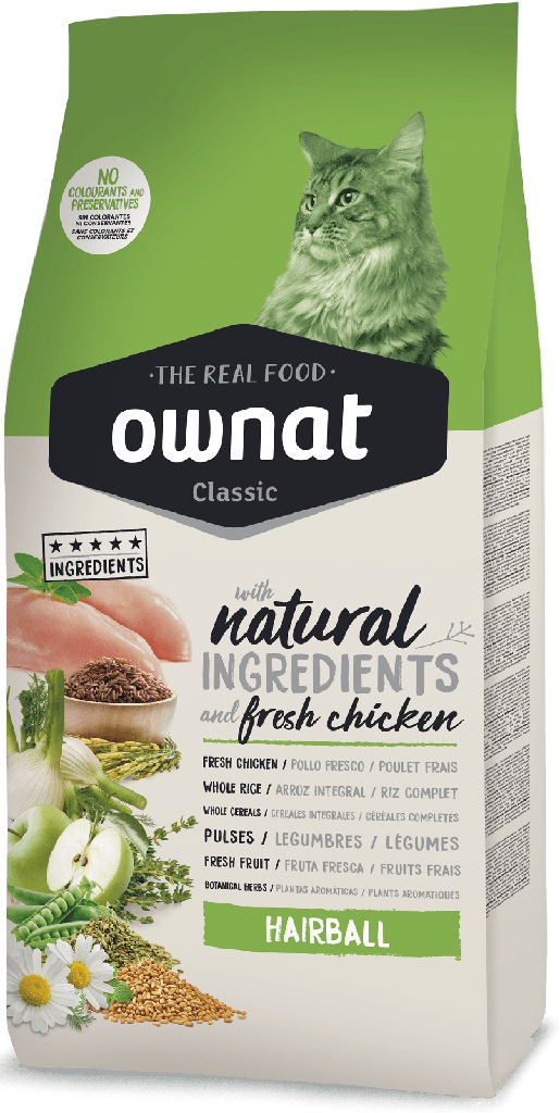 Ownat chat Classic hairball