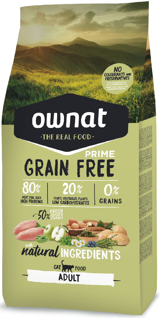 Ownat chat gf Prime adulte poulet & dinde