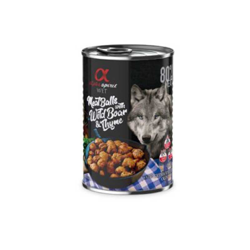 Alpha Spirit Boulettes De Viande Sanglier & Thym 400G