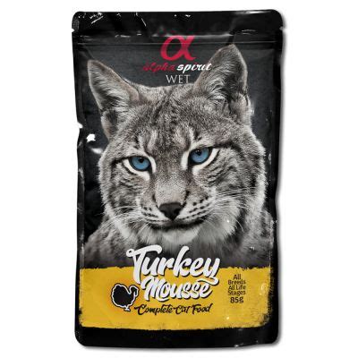 Alpha spirit Sachet mousse de dinde chat 85g