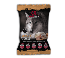 [4002350] Alpha spirit Snacks à la dinde pour chien 50g