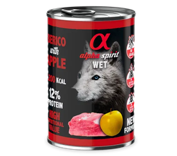 [ALPHD040004012] Alpha spirit Boîte Porc ibérique à la pomme chien 400g