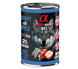 [ALPHD040005512] Alpha spirit Boîte Anchois aux pommes chien 400g