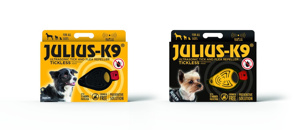 Porte-clé TICKLESS chiens anti-tiques et puces à ultrasons JULIUS-K9®