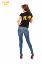 T-Shirt Julius-K9 à col en V pour femme noir