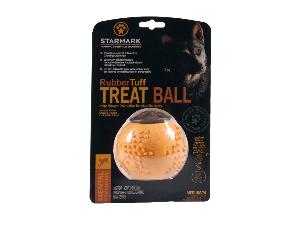 VADIGRAN  Starmark Treat RubberTuff Ball