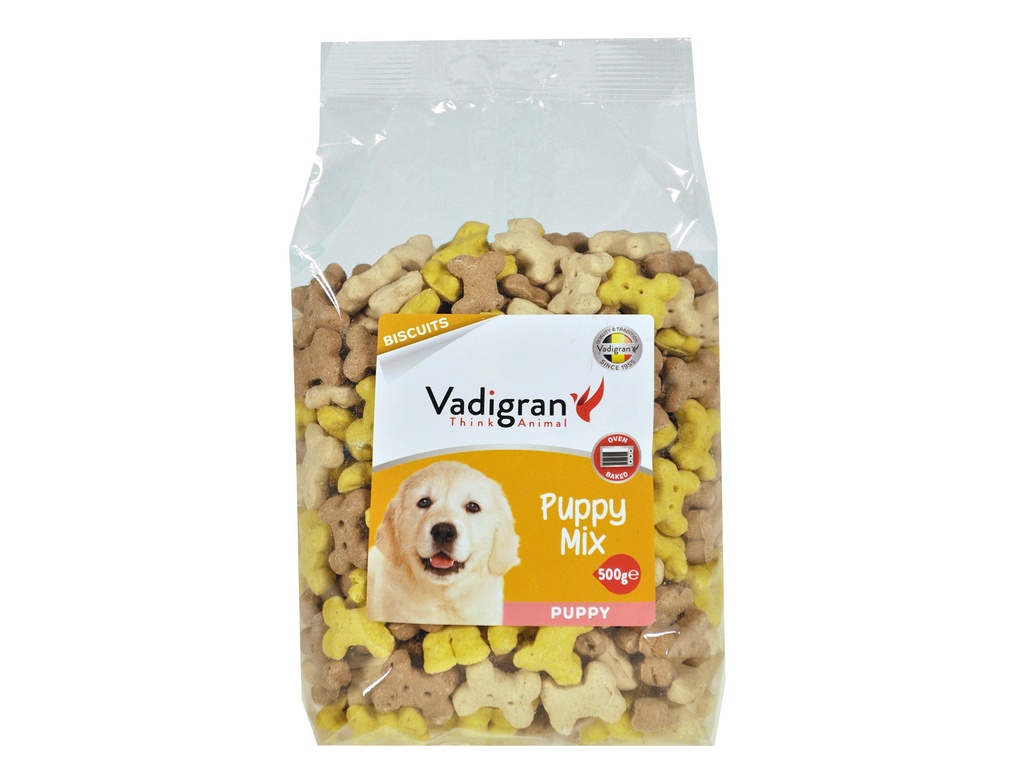 VADIGRAN Snack chien Biscuits Puppy Mix 500g
