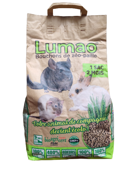 LUMAO Litiere 100% naturelle 5,4 kg