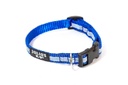 [218HB-NL-B] Julius-K9 Collier Idc Réfléchissant Ajustable (Bleu, S)