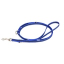 [218GM-B-DP] Julius-K9 Laisse De Sport Anti-Glisse Color & Gray 3 Anneaux (Bleu, 14mm x 2.2m)