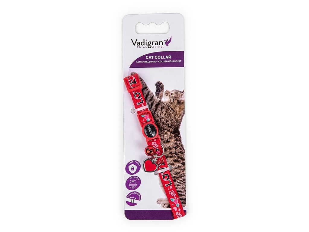 Vadigran Collier Chat Charm 10Mm 20/30 Cm