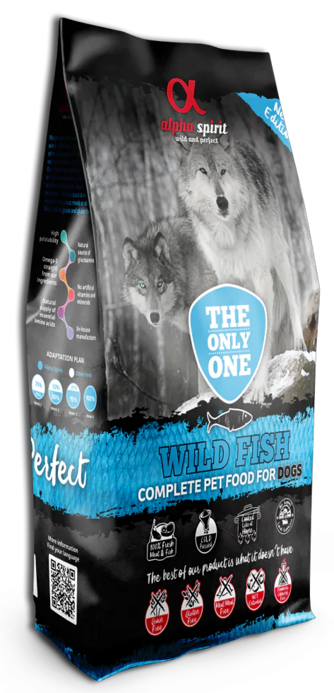 Alpha Spirit Aliments Complets The Only One Pour Chiens Poisson Sauvage