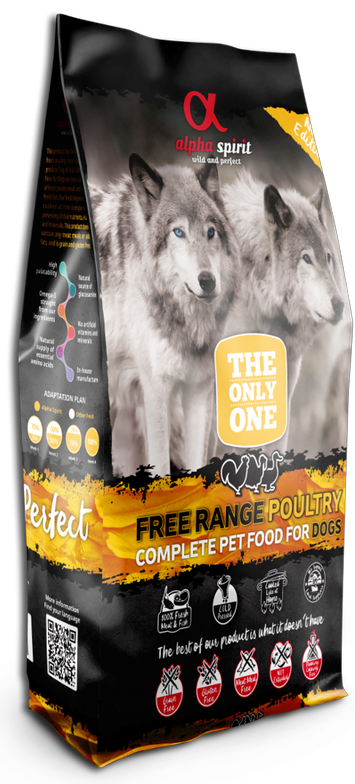 Alpha Spirit Aliments complets The Only One pour chiens Volaille