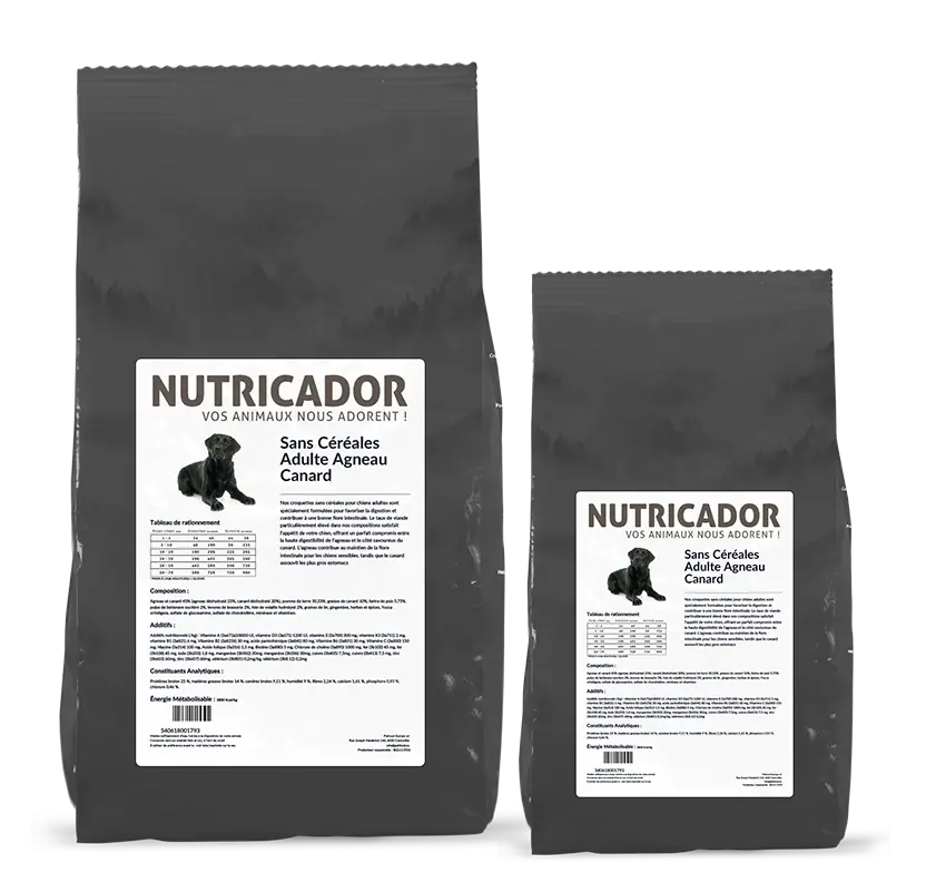 Sans Céréales Adulte Agneau Canard