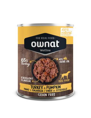 Ownat Chien Gf Wetline Dinde Avec Citrouille 395G