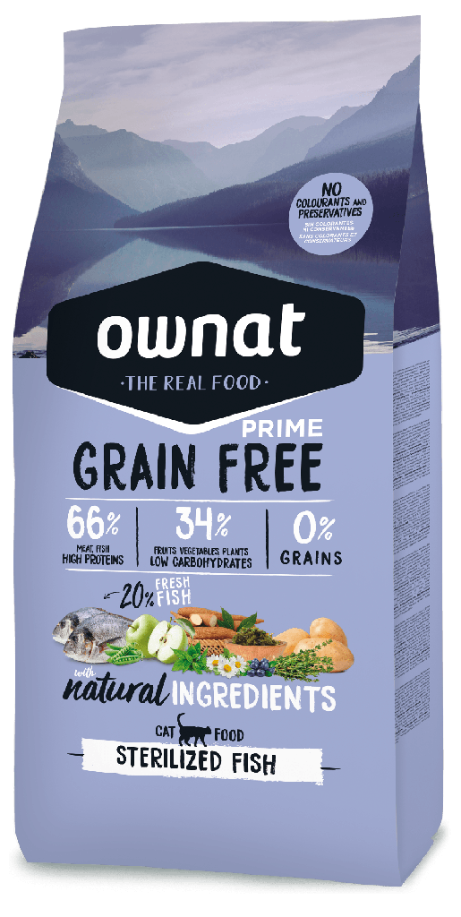 Ownat Chat Gf Prime Stérilisé Poisson