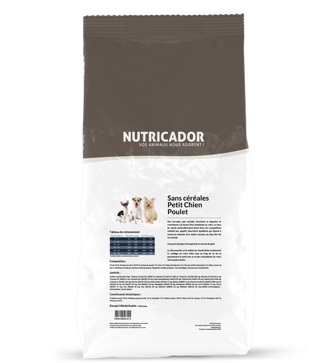 Sans Céréales Petit Chien Adulte Poulet