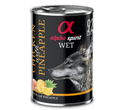 [20143] Alpha Spirit Boîte poulet & ananas pour chien 400G