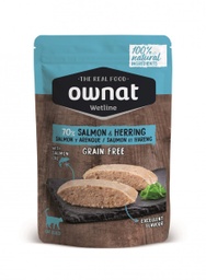 [057002] Ownat chat gf Wetline saumon & hareng 85g