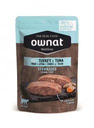 [057006] Ownat kat gf Wetline gesteriliseerde kalkoen & tonijn 85g