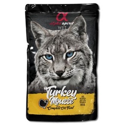 [5020001] Alpha spirit Sachet mousse de dinde chat 85g